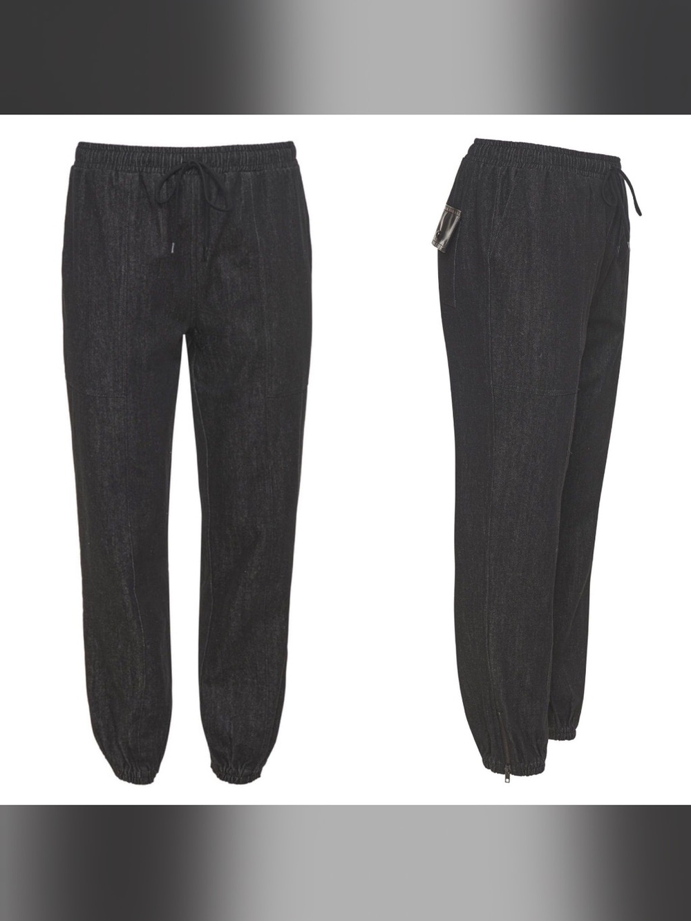 MSRP $269 Gold Hawk Leather Trim Pant Medium